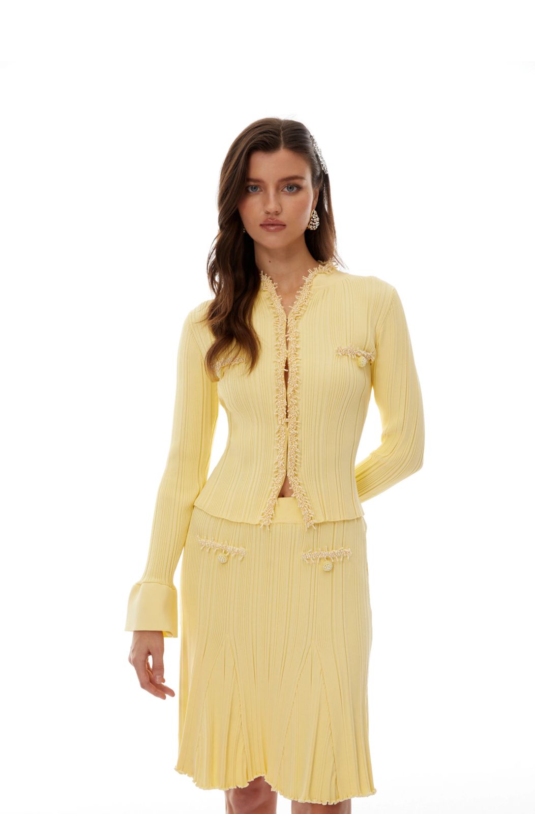 Yellow Knit Set