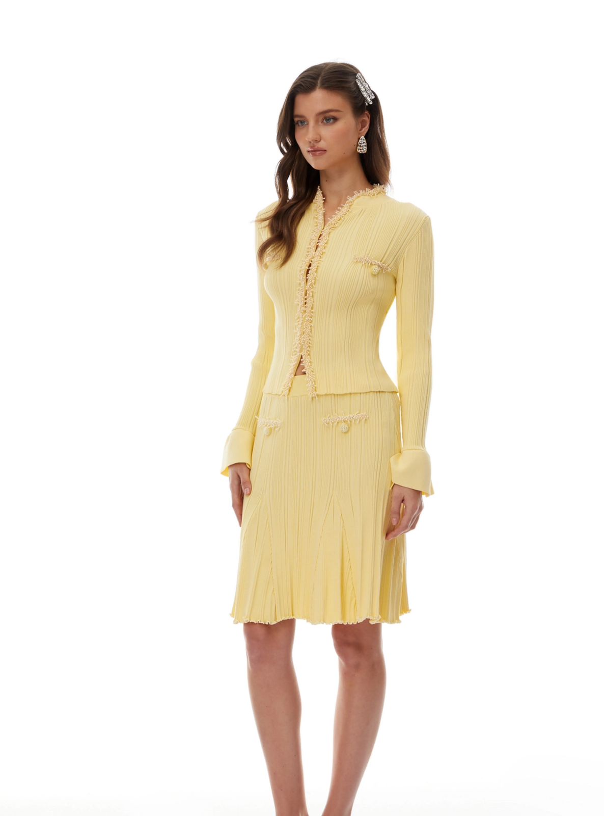 Yellow Knit Set