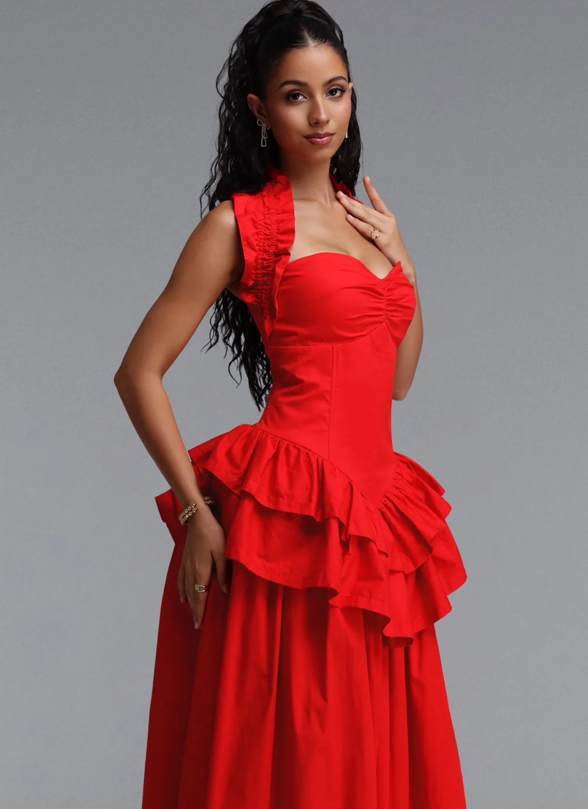 Valentina Ruffle Dress